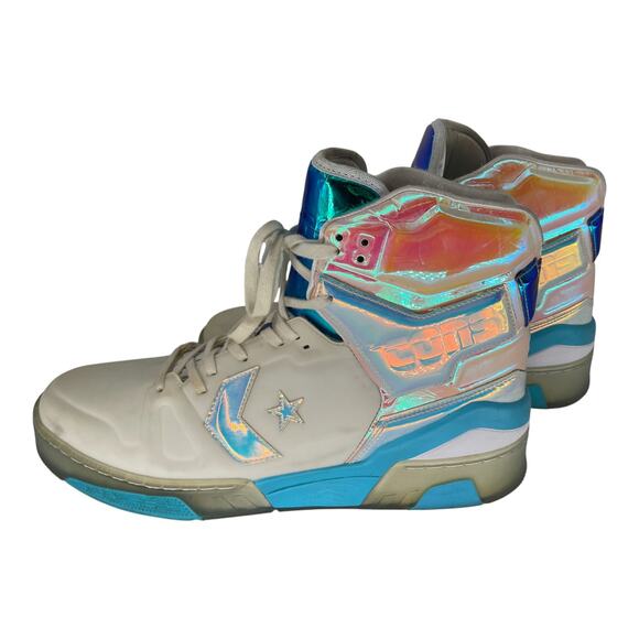 Converse ERX Impress High Top Mens Size 11.5 Iridescent White Sneakers - Picture 2 of 12